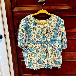 Girls floral boho top